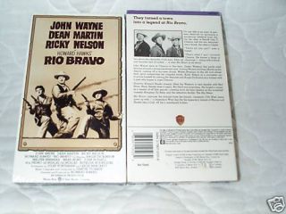 Rio Bravo VHS New Dean Martin John Wayne Ricky Nelson 085391105039