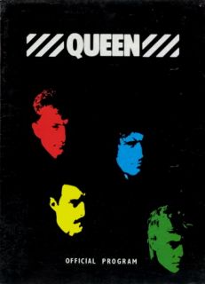 Queen 1982 Hot Space U s Tour Program Concert Book
