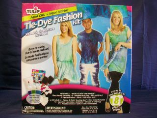 NIP Tulip Tie Dye Fashion Kit You Choose Ombre Plaid Aqua Chic