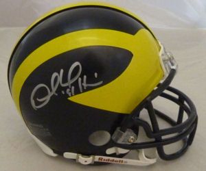 Desmond Howard Autographed Signed Michigan Wolverines Mini Helmet w