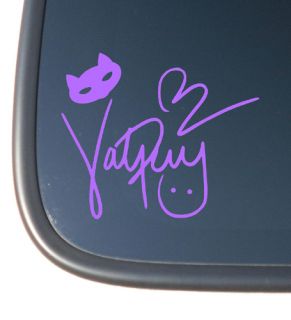 Katy Perry Signature Vinyl Car Laptop Netbook Decal Sticker