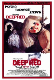 Deep Red 27 x 40 Movie Poster David Hemmings