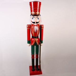  Red Wooden Soldier Decorative Christmas Nutcracker with Musket