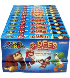 theater box includes 12x 3 dees single boxes nintendo shaped