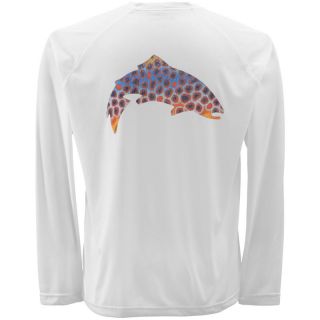 Deyoung Brown Trout Solarflex Long Sleeve Shirt (Rep Sample)