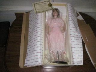 Princess Diana First Edition Huge Porcelain Doll Pink Fairy Tale 27
