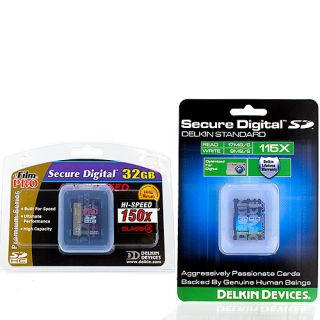 Delkin Pro 32GB SD Memory Card Class 4