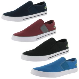 Lacoste Sport Mason Mens Slip on Sneakers Shoes Canvas