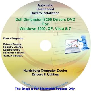 Dell Dimension 8200 Drivers Restore Recovery DVD Disc