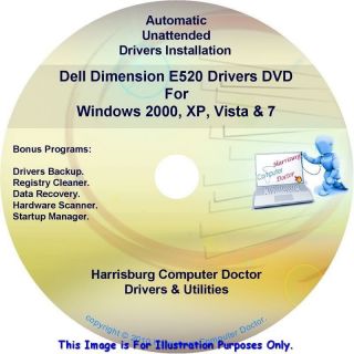Dell Dimension E520 Drivers Restore Recovery DVD Disc