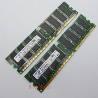 Samsung 2GB 2x1GB PC3200 DDR 400 184pin 184 Pin Non ECC Low Density