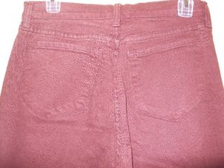 Sz 10 NYDJ Burgundy not Your Daughters Jeans Pants Tummy Tuck Boot Cut
