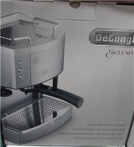 DeLonghi EC702 15 Bar Pump Espresso Maker Stainless New