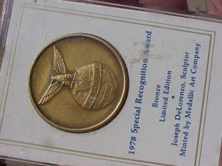  Council Medal Coin 1978 Recognition Delorenzo Design 12G1