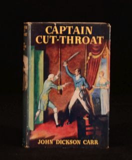 1955 Captain Cut Throat John Dickson Carr First Edition with