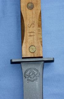 EK Commando M3 Knife Original Never Used in Box Wood Handle Marked U S