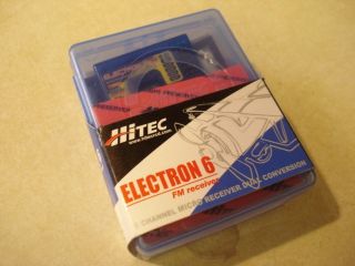 Hitec Electron 6 FM 6 Channel Micro Receiver Works with Hitec and