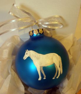 Connemara Horse Christmas Ornament Handpainted w Name