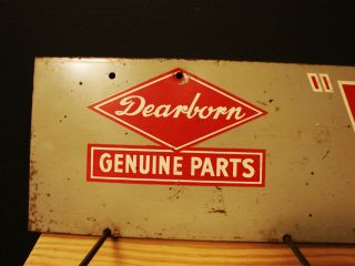 Original Dearborn VBelts Genuine Parts Display Rack Vbelts