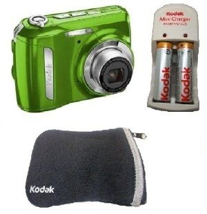 Kodak C142 Digital Camera + Kodak Rechargeable Battery Charger & Case