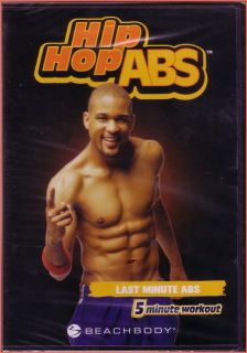 HIP HOP ABS ~ LAST MINUTE ABS ~ DVD BEACHBODY NEW
