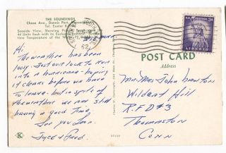 082812A Vintage Dennis Port Cape Cod MA Postcard The Soundings Motel