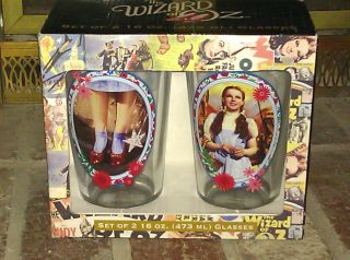  Wizard of oz Collector's Glasses Set of 2