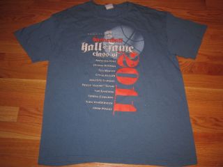2011 Basketball HOF (LG) T Shirt DENNIS RODMAN ARTIS GILMORE CHRIS