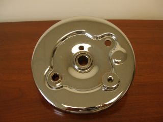 Vintage Cushman Chrome Rear Wheel Brake Backing Plate 3 