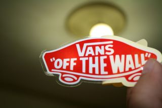 Vans Off The Wall Skateboard Guitar Decorative Sticker