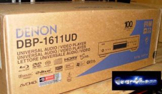 Denon DBP 1611UD Universal 3 D Blu Ray SACD DVD Disc Player 3D