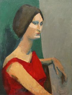Andre Derain 1880 1954 Large Signed Oil Portrait Major Painter Fine
