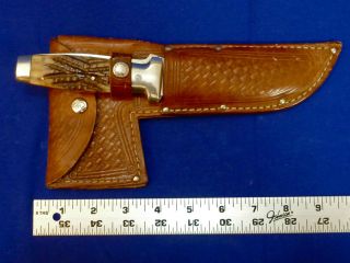 Case XX Stag Knife Ax Combo with Sheath Excellent