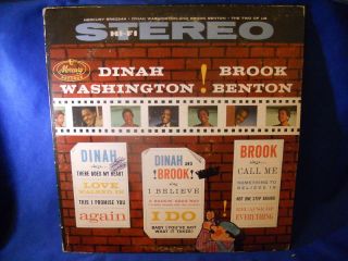 Dinah Washington Brook Benton The Two of US 12 LP
