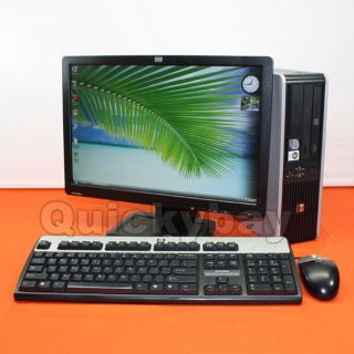 HP DC5800 Desktop Computer Core 2 Duo/ Windows 7/ 4GB/ 80GB + 19 Wide