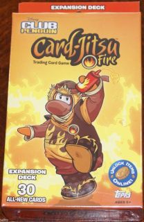 New Disney Club Penguin Card Jitsu Fire Trading Game Expansion Deck 30