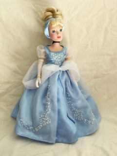 Disney Cinderella Porcelain Keepsake Collectible Doll The Brass Key
