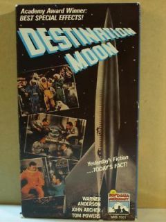Destination Moon 1950 Warner Anderson Sci Fi VHS