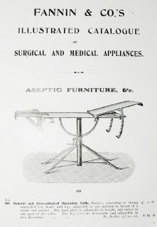 Irelands First Surgical Medical Instrument Catalogue Fannin Co 1908