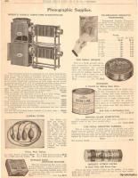 1910 Ingento Stereopticon Photography Supply Catalog Ad