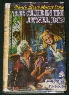 Carolyn Keene The Clue in The Jewel Box 1943 HC DJ