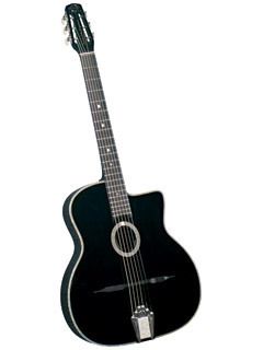 Gitane Gypsy Jazz Guitar Django DG 330 Tuxedo Black New w Hardshell