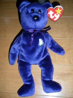 DIANA PRINCESS OF WALES BEANIE BABY 1ST EDITION 1997 TAGS ATTACHED 481