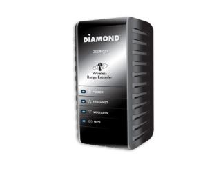 Diamond Multimedia 300Mbps 802 11n Wireless Range Extender WR300N