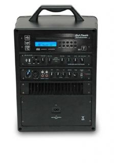 DJ Tech Visa 80 80W Portable PA System w USB CD Player