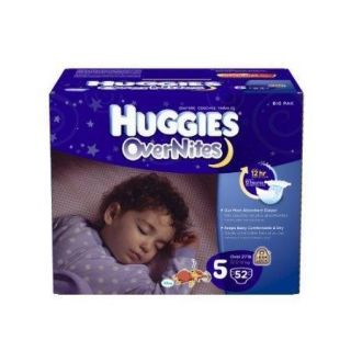 Huggies Diapers Overnite Big Pack Size 5 52 Count
