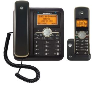 Motorola DECT 6 0 Corded Base Phone with Cordless Handset and