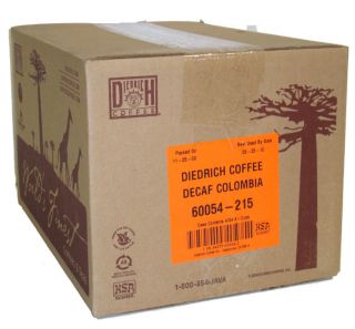 Diedrich Colombian Decaf Coffee K Cups 88 per Case
