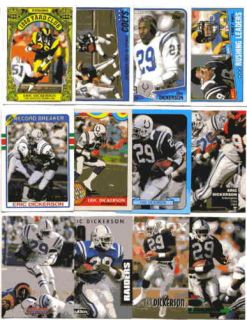 12 Eric Dickerson Cards 1986 1993 Indianapolis Colts