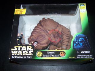 1998 Star Wars Rancor and Luke Skywalker New in Box